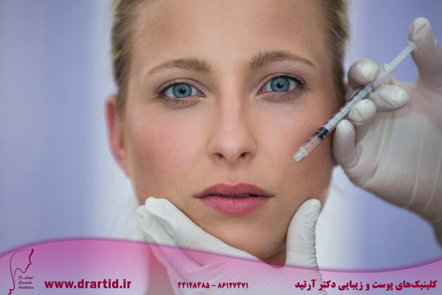 female patient receiving botox injection face 107420 74096 - تزریق - ژل (فیلر)