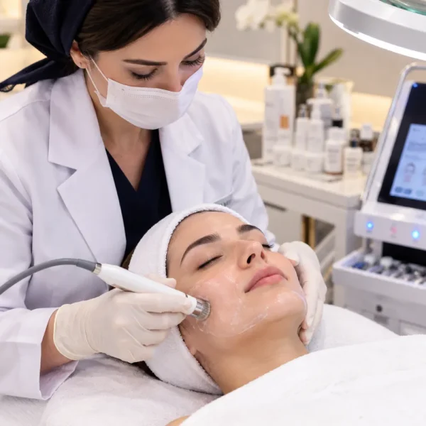 Professional Facial Treatment in a Modern Spa